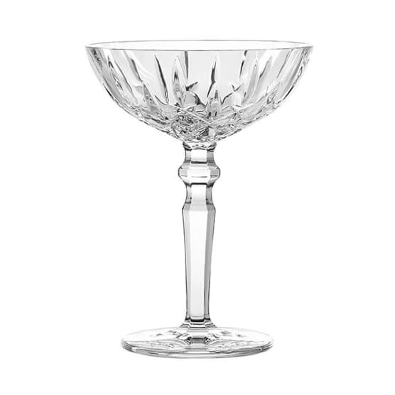 Nachtmann lead free crystal Noblesse Champagne coupe or Cocktail glasses - set of 2