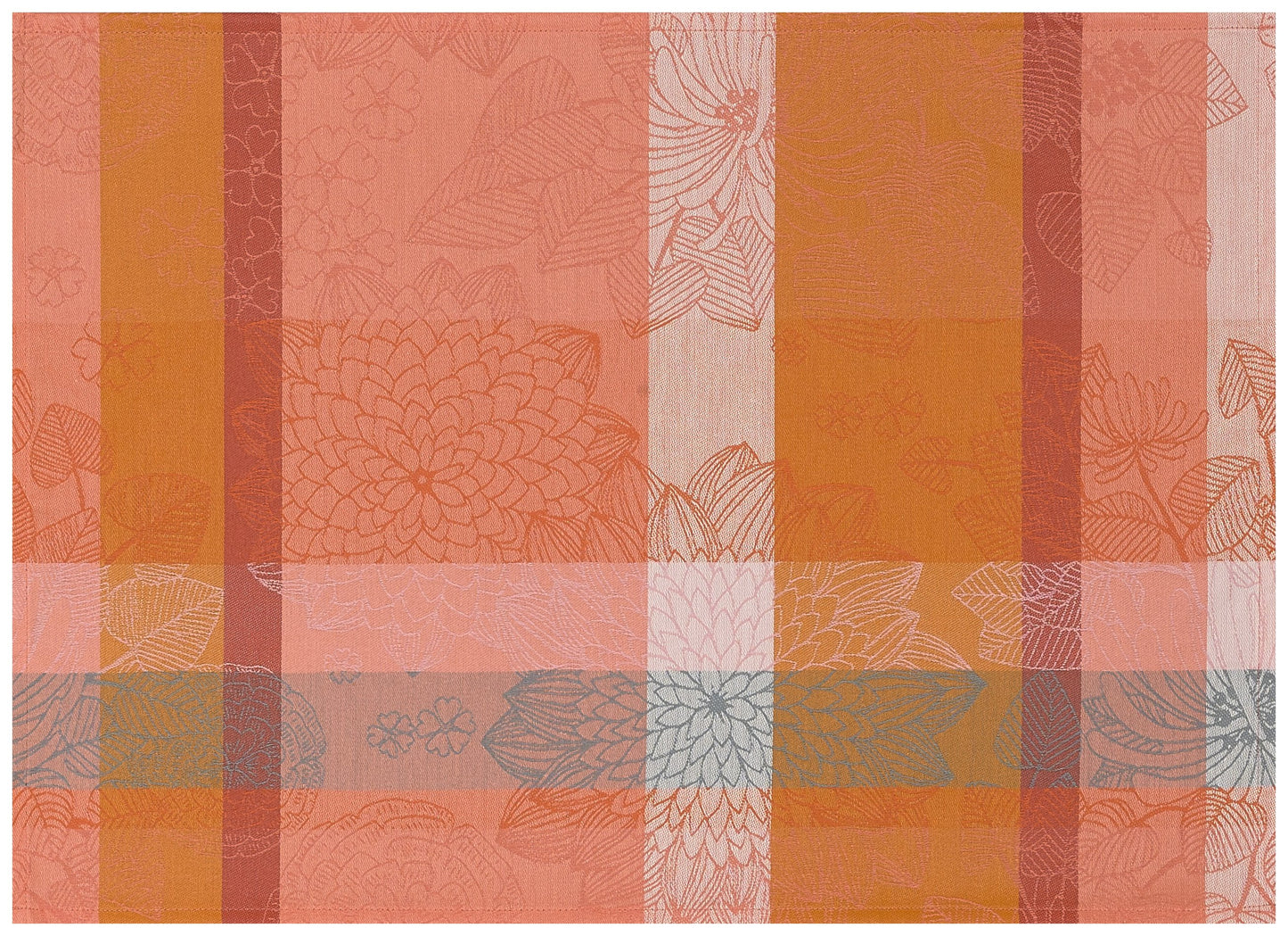 Placemats set of 4 - Marie Galante - Mango - 100% Coated cotton