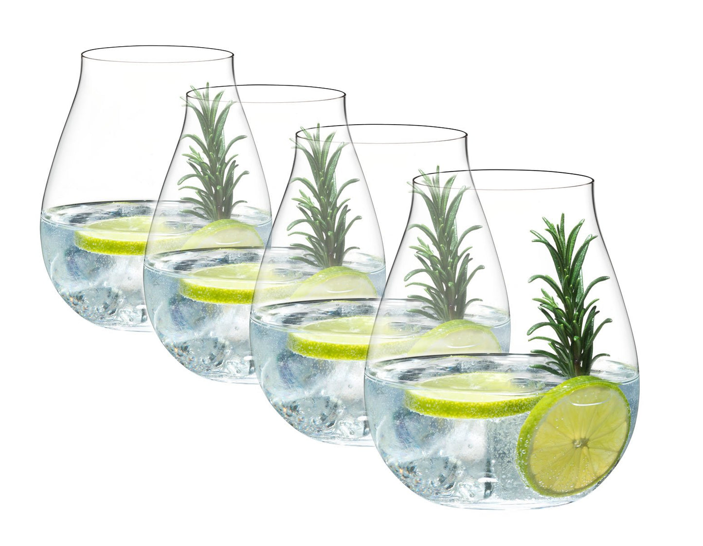 Riedel Gin & Tonic set of 4 stemless glasses