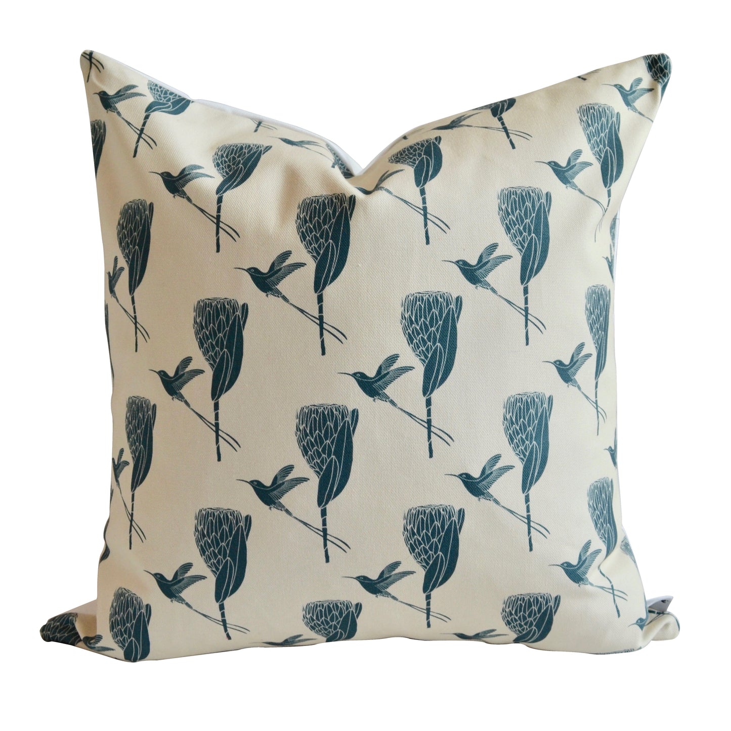 Sugarbird Gunmetal 50 X 50 cushion cover.