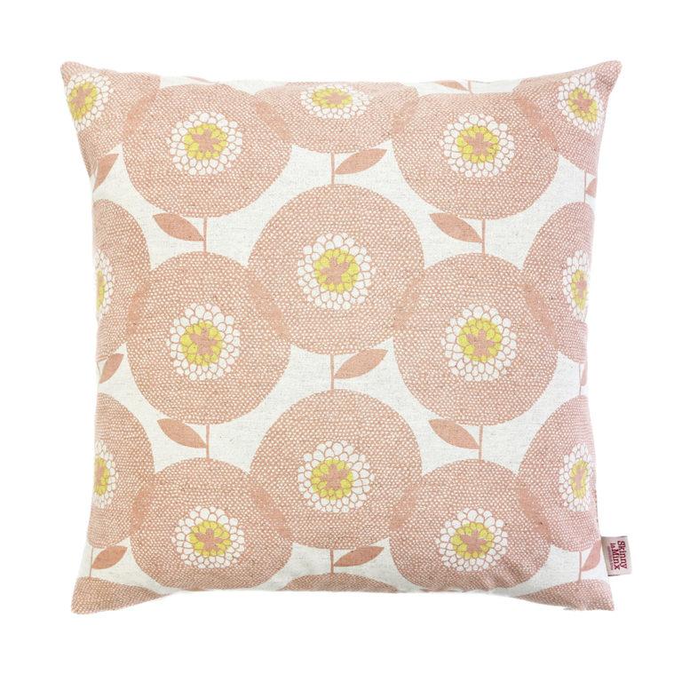 Flower Fields Posy Pink cushion cover