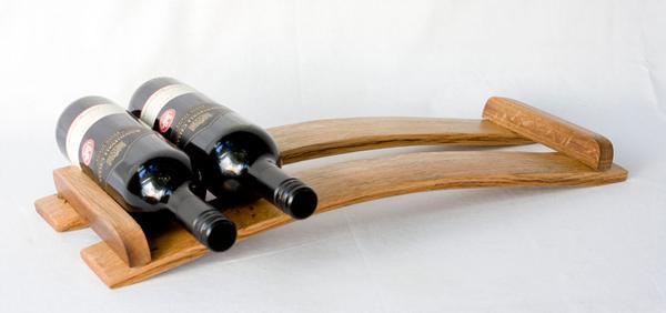 6 Bottle counter top wine rack