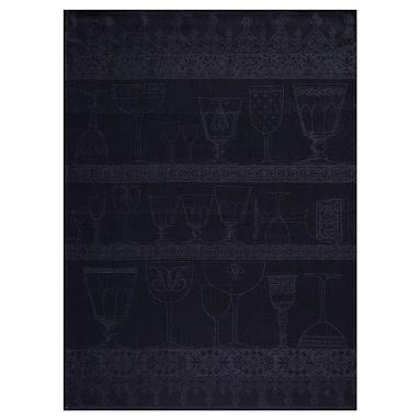 Glass Cloth - Crystal - Slate -100% Linen