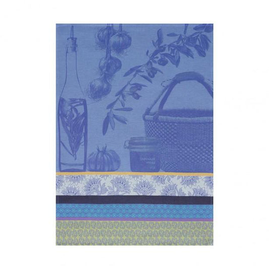 Tea Towel - Saveurs De Provence - Lavender Blue -100% Cotton
