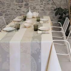 Table Cloth - Fleur Gourmands - Chalk White 100% coated Cotton