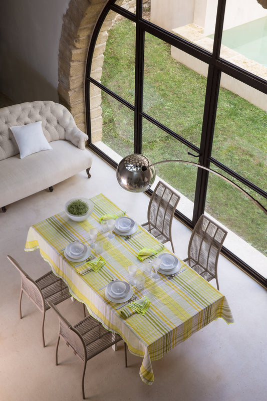 Table Cloth - Brunch - Anise -100% Linen