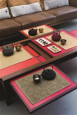 Placemats set of 4 - a la carte - 100% coated cotton
