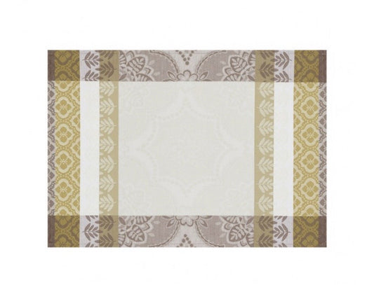 Placemats set of 4 - Bastide - Ivory - 100% Coated Cotton