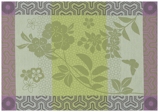 Placemats set of 4 - Asia Mood - Almond - 100% Cotton