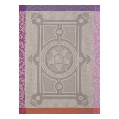 Tea Towel - Jardin Francais - Grey -100% Cotton60cm x 80cm