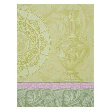 Tea Towel - Baroque Porcelaine- Green - 100% Cotton