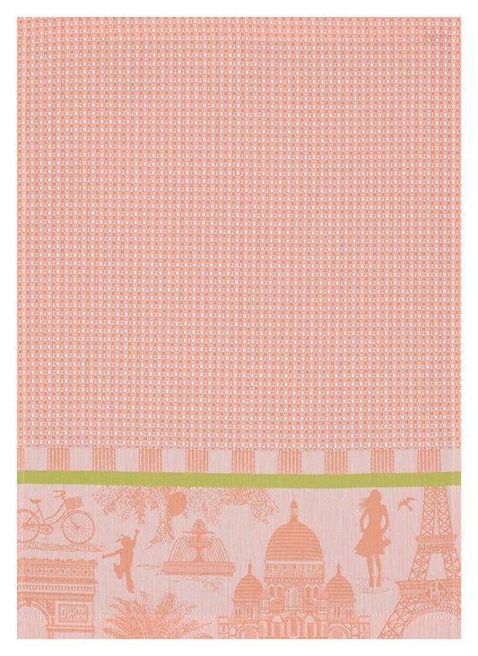 Guest Towel - Petit Paris - Melon - 100% Cotton