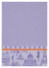 Guest Towel - Petit Paris - Purple - 100% Cotton