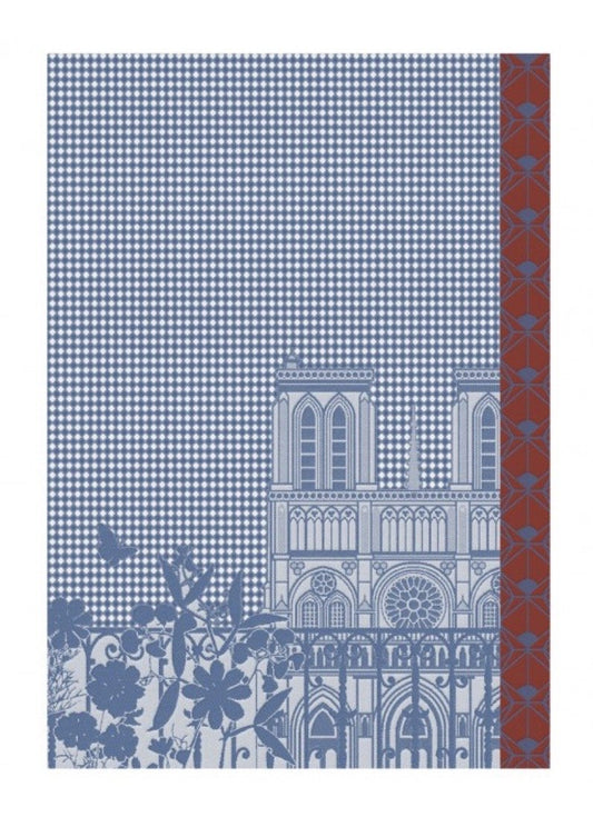 Guest Towel - Fenetre Sur Paris - Sky - 100% Cotton