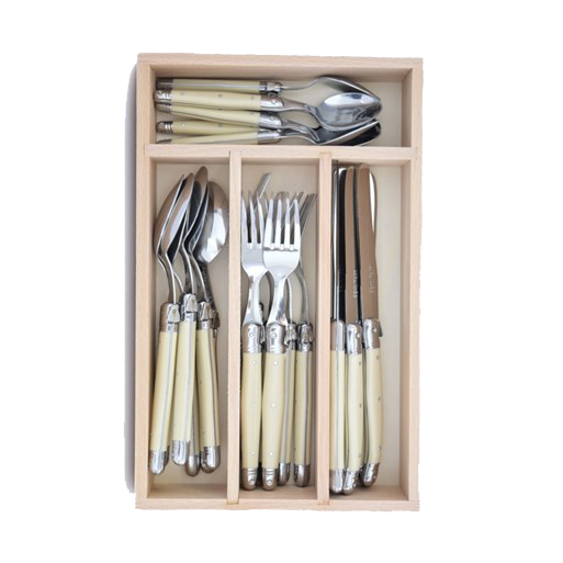 Andre Verdier 24 Piece Cutlery Set - Ivory