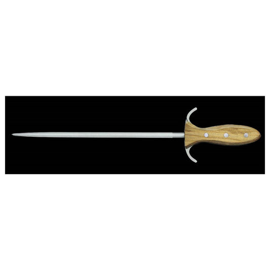 Gude Alpha Olive D'Artagnan Sharpening Steel, 32cm
