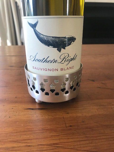 Ornate Pewter Wine Coaster