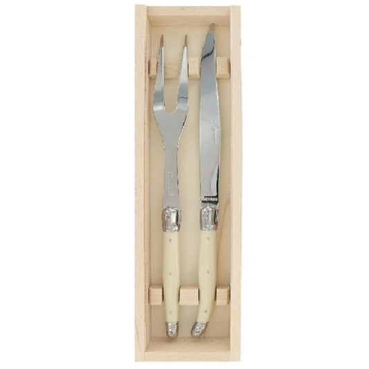 Hand Made by Andre Verdier in Laguiole -  Carving Set with Resin Handles