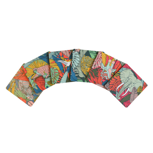 Wild at Heart set of 6 coasters
