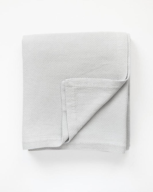 Mungo Interlace Bed Cover - Stone - super king