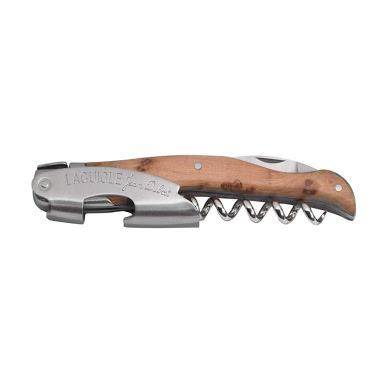 Hand Made Jean Dubost Laguiole wine opener in Juniper Wood