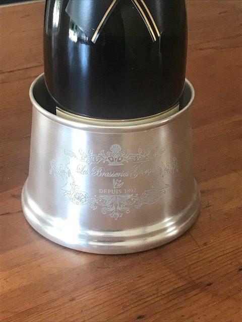 Pewter large wine coaster