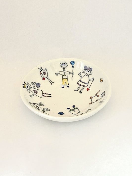 Hand Painted Small Cereal Bowl
