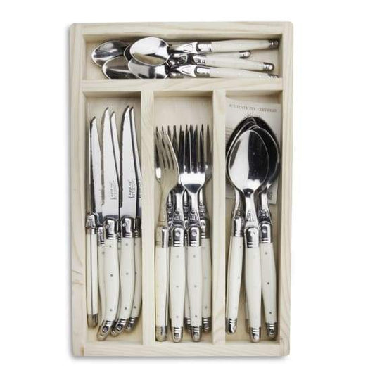 Laguiole by Jean Dubost 24 Piece Cutlery Set